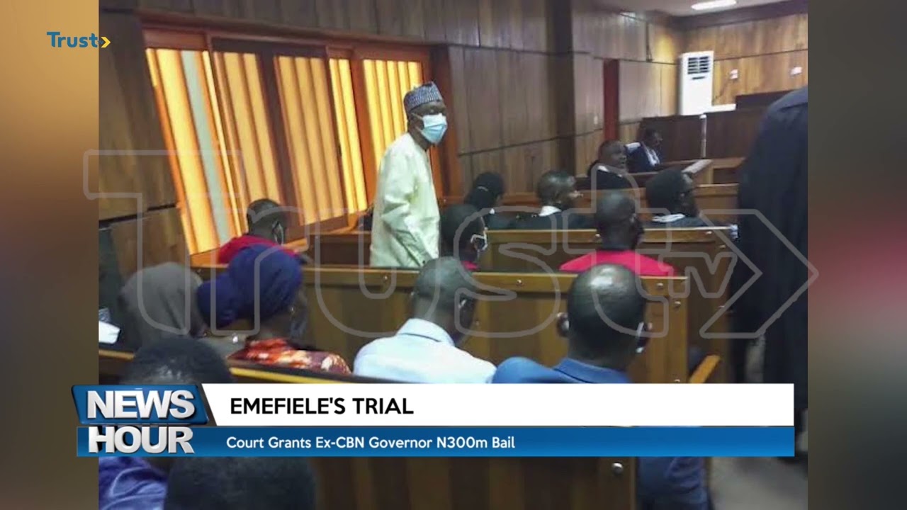 EMEFIELE’S TRIAL: Court Grants Ex-CBN Governor N300m Bail