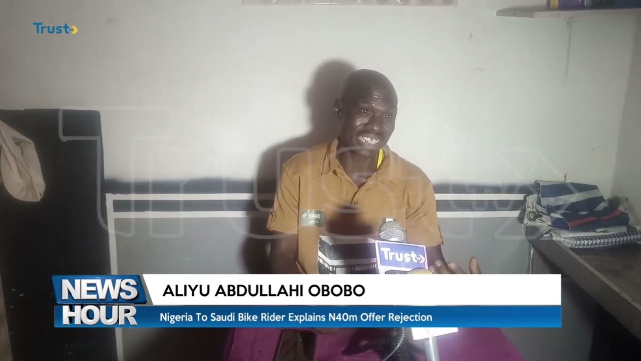 ALIYU ABDULLAHI OBOBO: Nigeria To Saudi Bike Rider Explains N40m Offer Rejection