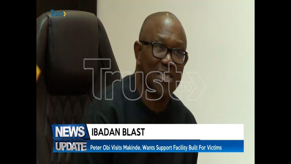 News Update: Peter Obi visits victims of Ibadan blast + more stories 