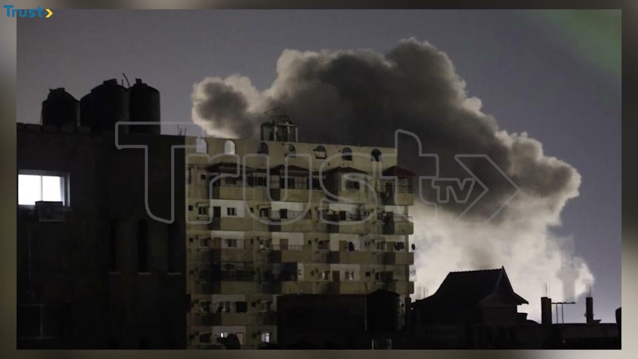 Casualties were reported in overnight Israeli strikes across the Gaza strip on sunday