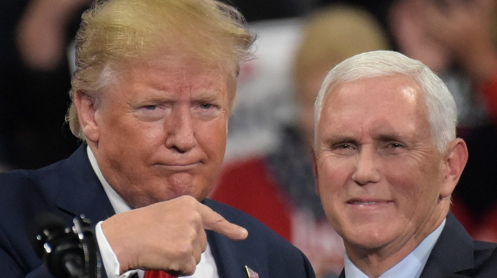 PENCE REFUSE TO ENDORSE TRUMP FOR ANOTHER TERM.