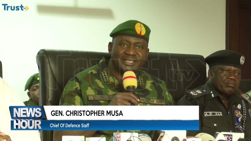 Kaduna: Defence chief assures of safe rescue of kidnapped Kuriga school children