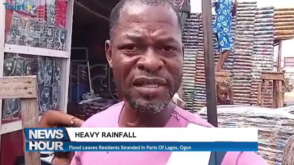 Heavy Rainfall: Flood leaves residents stranded in parts of Lagos, Ogun