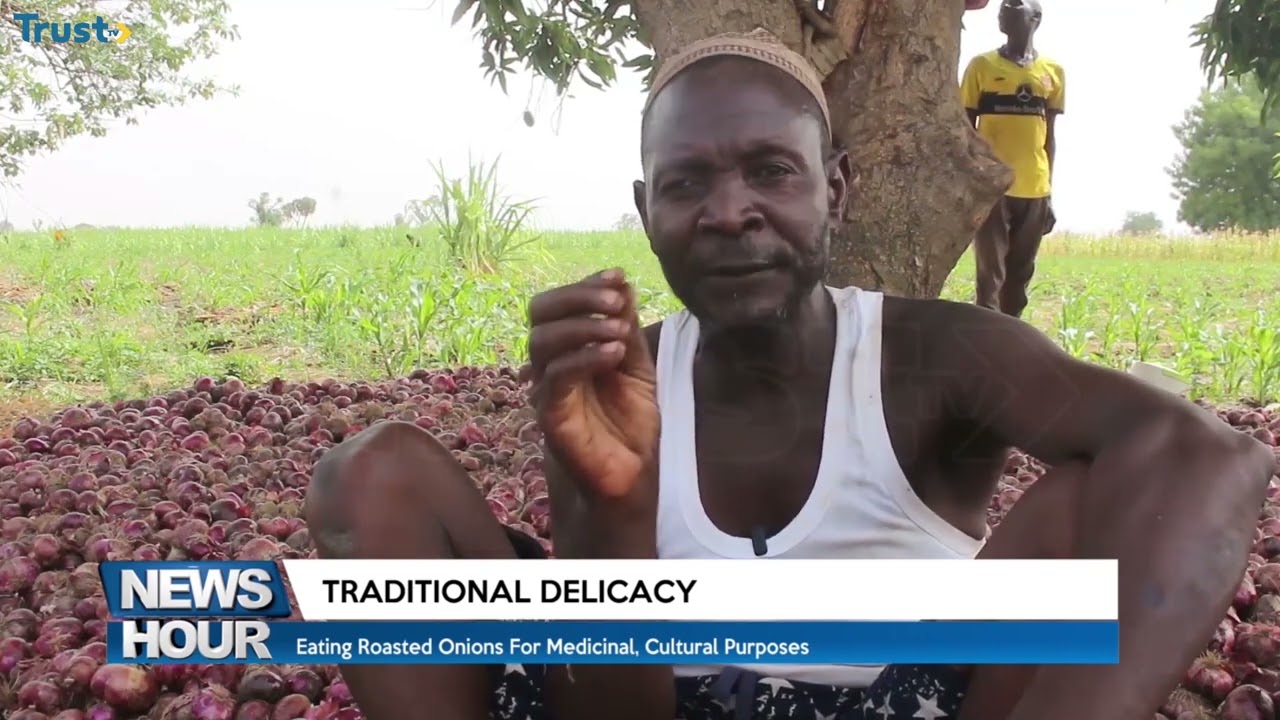 Traditional Delicacy: Eating roasted onions for medicinal, cultural purposes