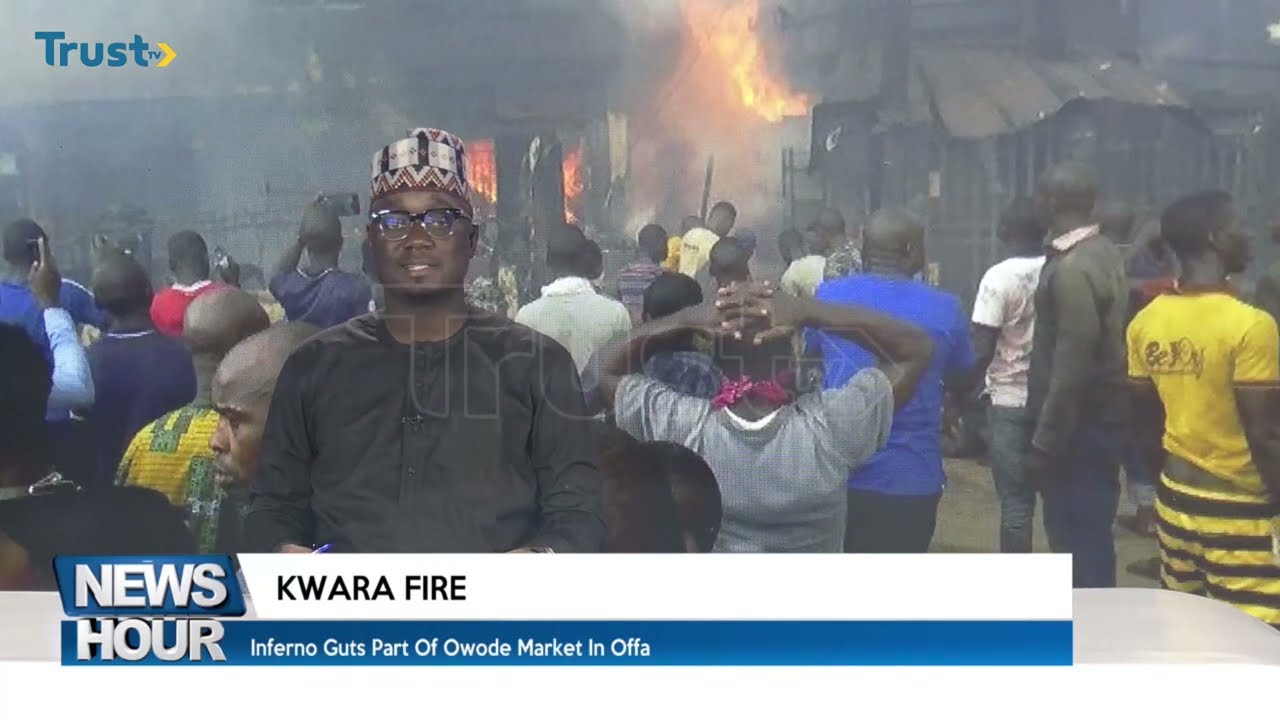 Kwara Fire: Inferno guts part of owode market in offa