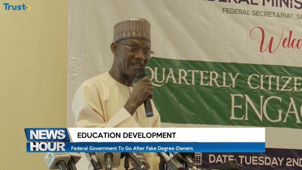 Federal government to go after fake degree owners- Education Development
