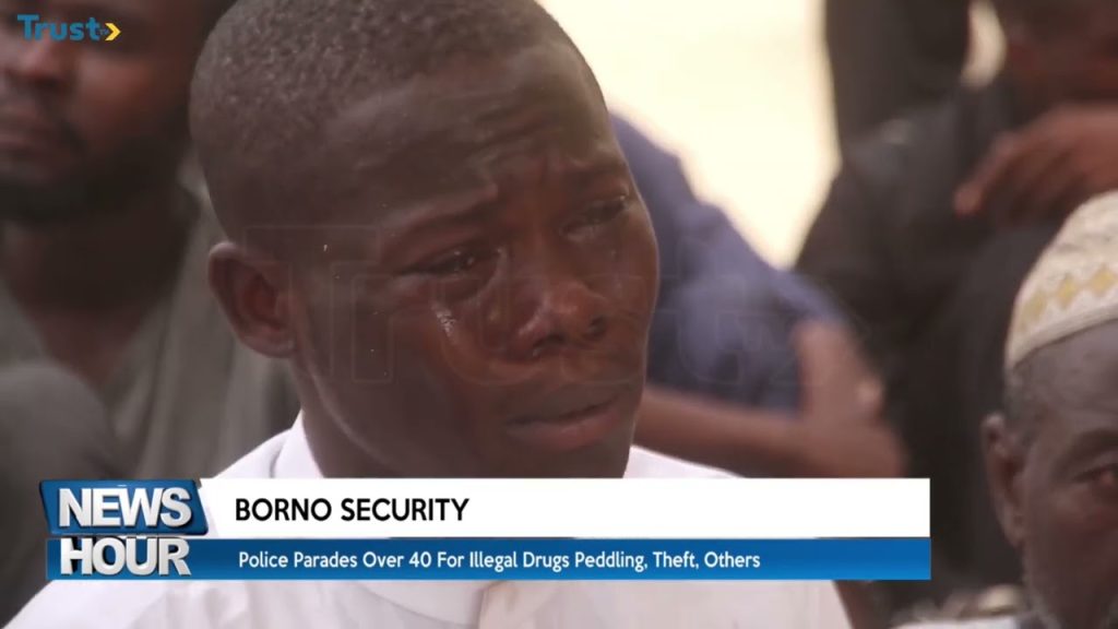 Borno Security: Police parades over 40 for illegal drug peddling, theft, and others