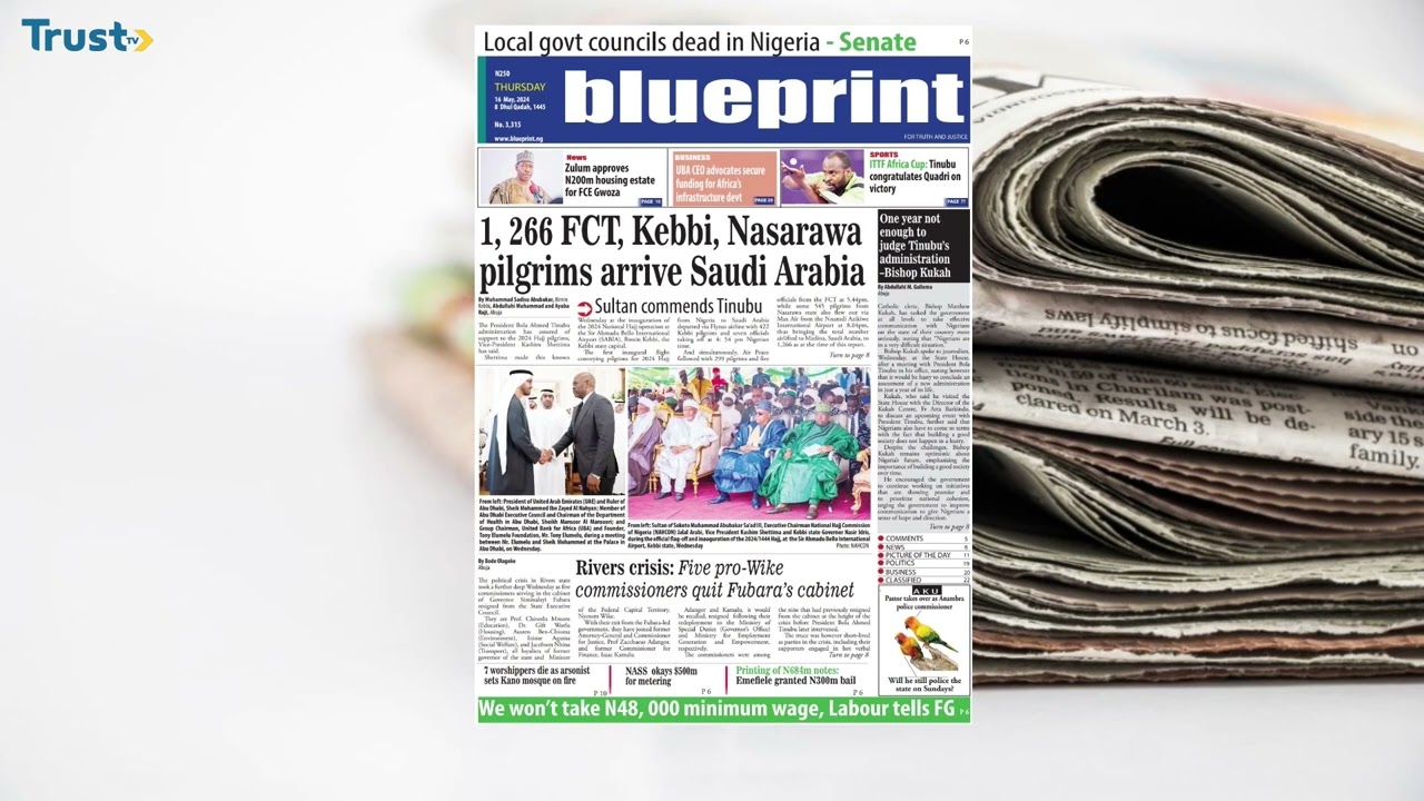 Newspaper Review: Labour rejects FG’s N48,000 minimum wage offer