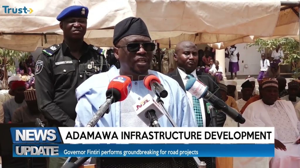 Adamawa Infrastructure Development: Governor Fintiri performs groundbreaking for road projects