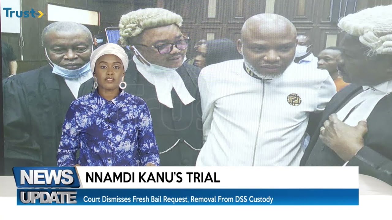 Nnamdi Kanu’s Trial: Court dismisses fresh bail request, removal from DSS custody