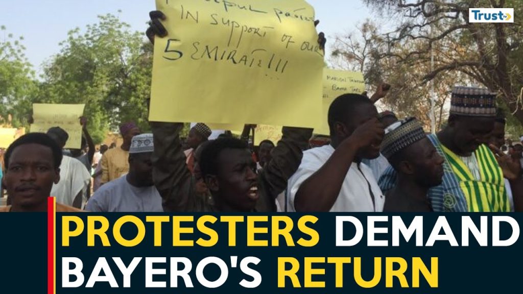 Newspaper Review: Protesters hit Kano streets, demand Bayero’s return