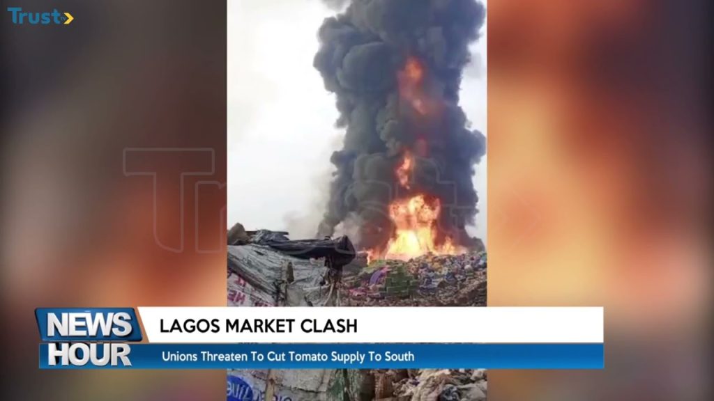 Lagos Market Clash: Unions threaten to cut tomato supply to South