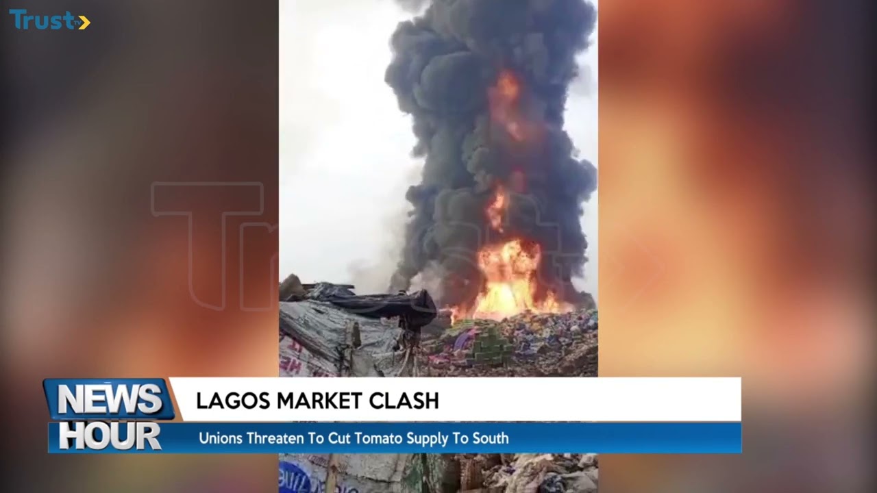Lagos Market Clash: Unions threaten to cut tomato supply to South