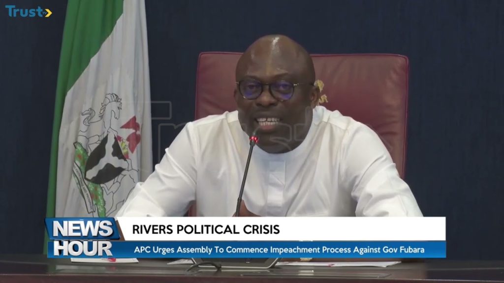 Rivers Political Crisis: APC urges assembly to commence impeachment process against Governor Fubara