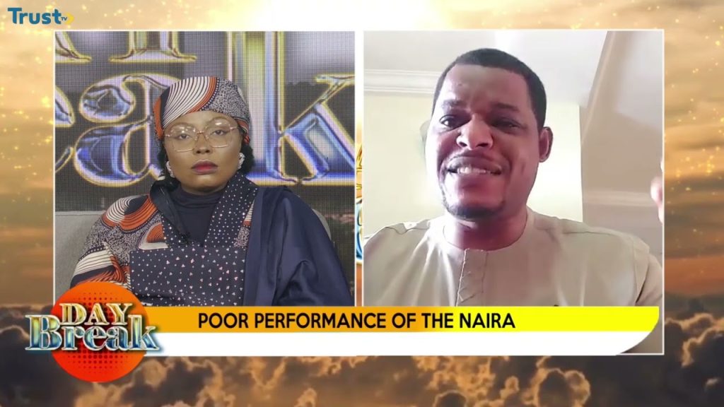 Poor performance of the Naira