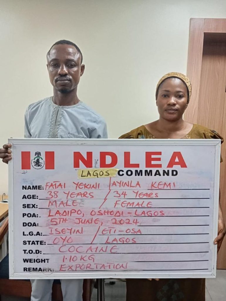 NDLEA Arrests 4 Intending Pilgrims Planning to Ingest Cocaine.