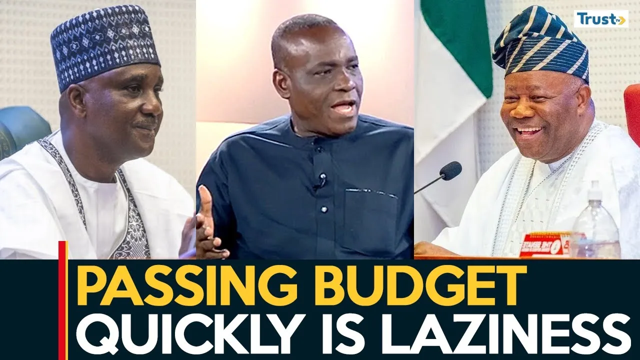 Passing budget & law quickly is a sign of laziness, SEN. Enang knocks Akpabio & Abbas