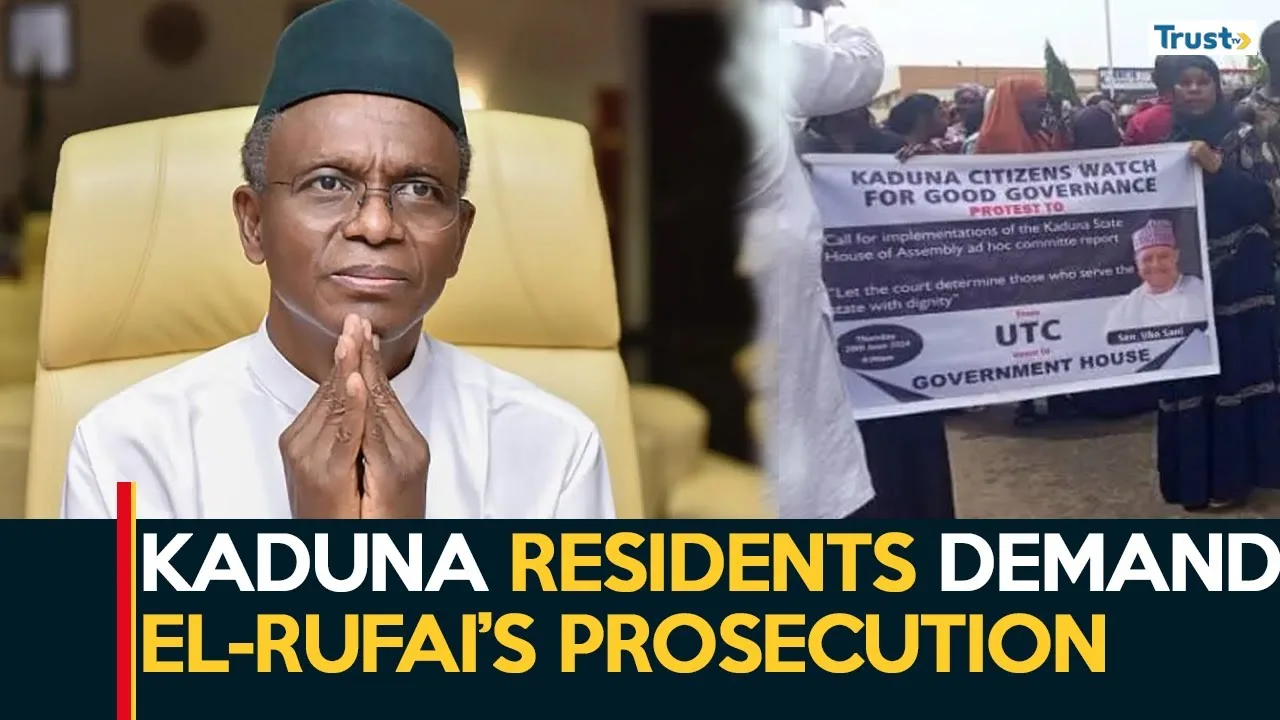 Kaduna residents protest, demand El-Rufai’s prosecution