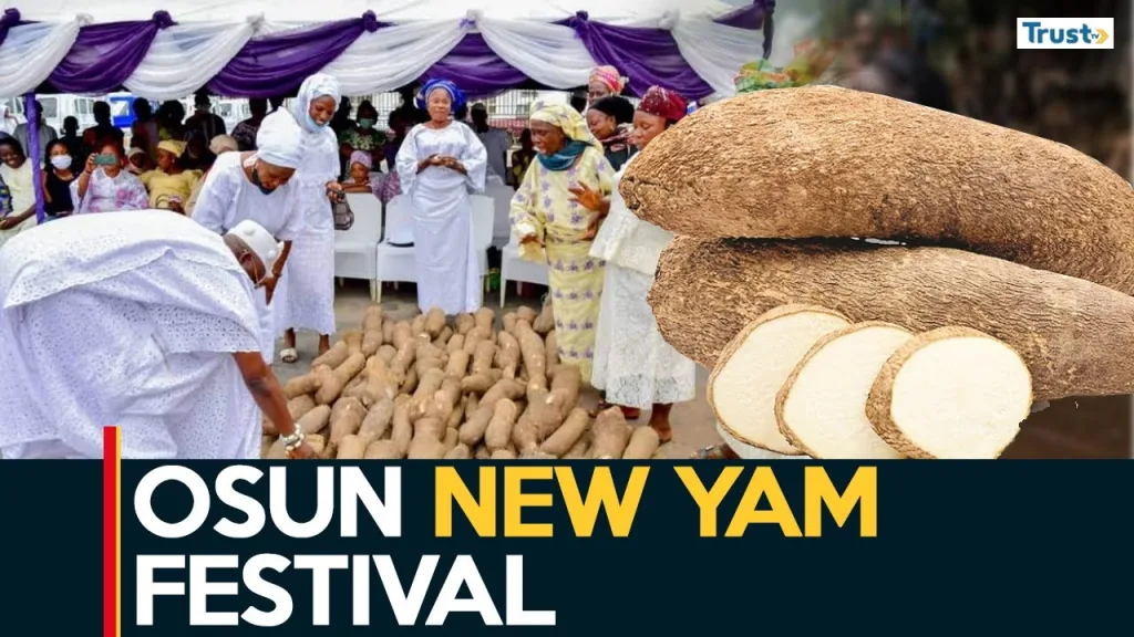 Annual Festival: Osun ancient town performs rites to announce the arrival of new yam