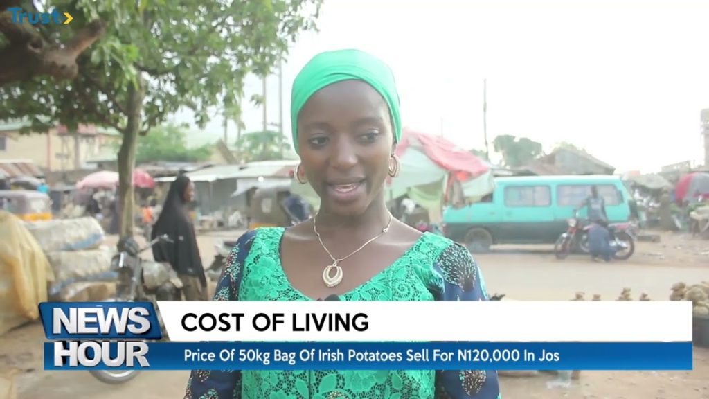 Price of 50kg bag of Irish potatoes sells for N120,000 in Jos