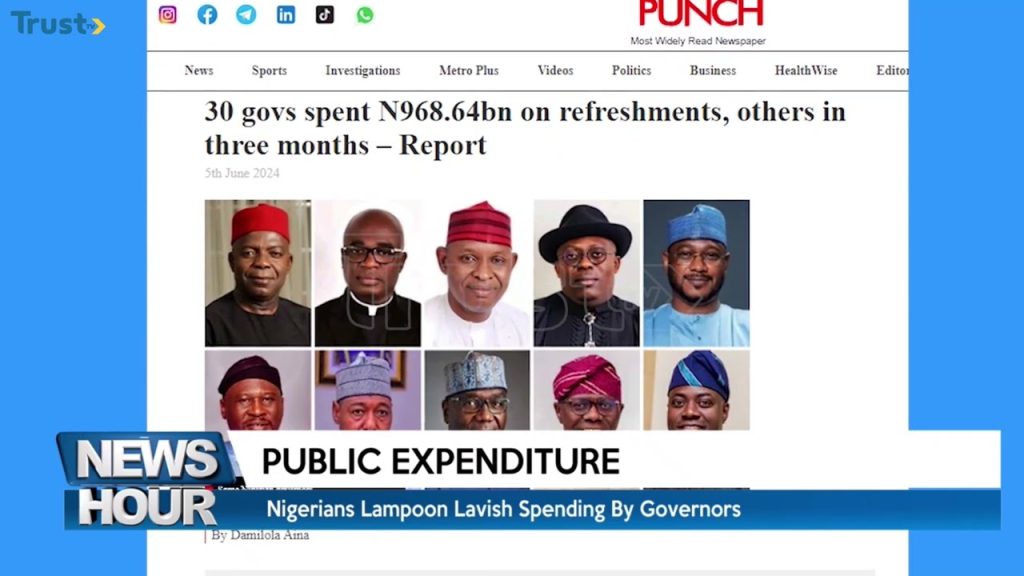 Nigerians satirize lavish spending by governors + more