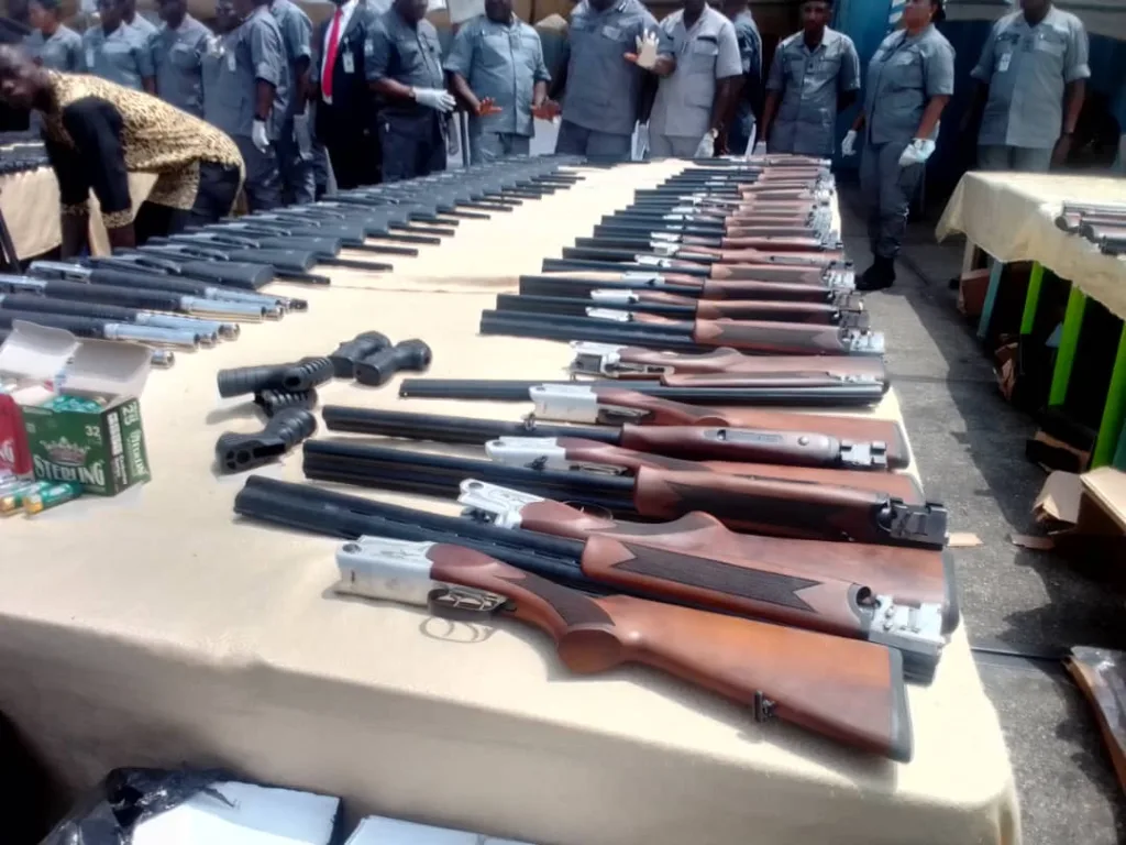 Customs Intercept 844 Rifles, 112,500 Live Ammunitions.