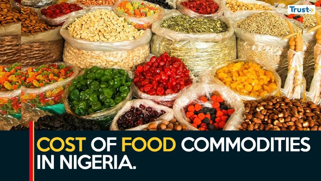 Cost of food commodities in Nigeria