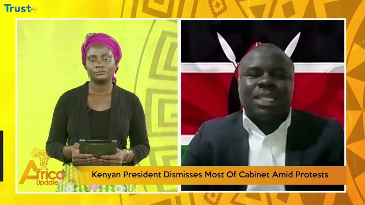 Kenyan president dismisses most of cabinet amid protest + more