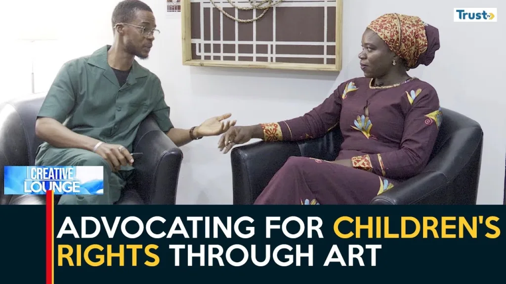 Advocating for children’s rights through mixed media art