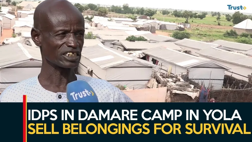 Economic Hardship: IDPs in Damare camp in Yola sell belongings for survival