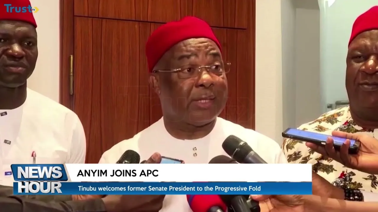 Anyim Joins APC: Tinubu welcomes former Senate President to the progressive fold