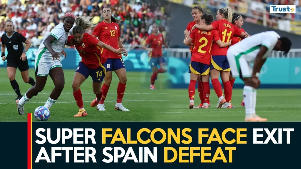Super Falcons face exit after Spain defeat + more