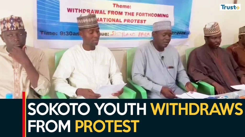 Nationwide Protest: Sokoto youth withdraw from the forthcoming protest