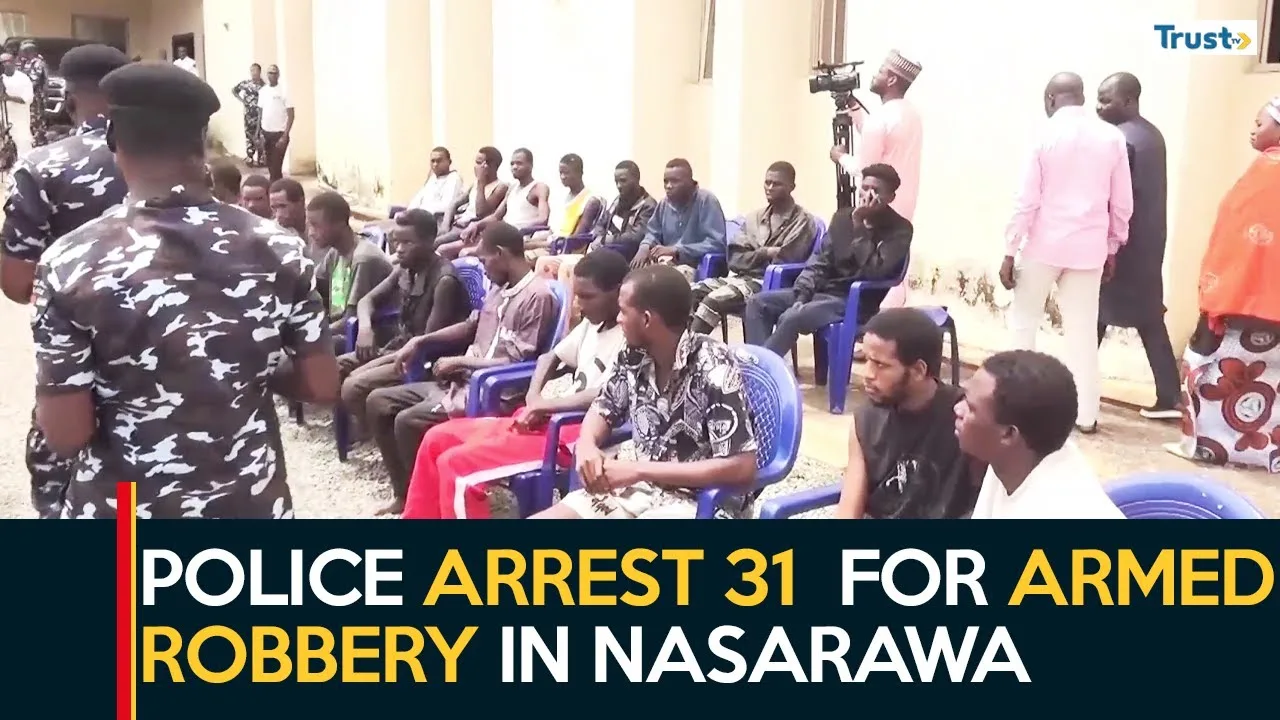 Nasarawa police arrest 31 for alleged armed robbery and other sunder crimes