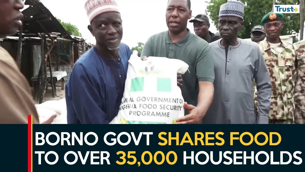 Humanitarian Support: Borno gov. shares food palliatives to over 35,000 households in Monguno LGA