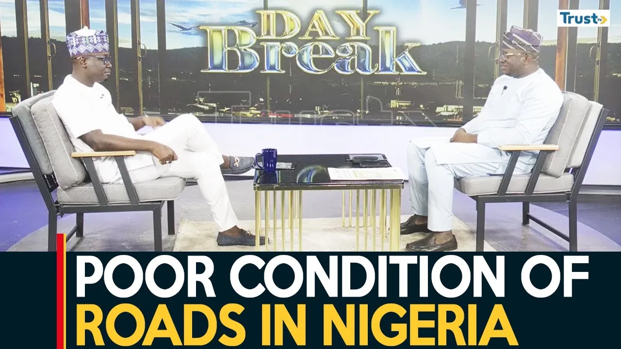 Poor condition of roads in Nigeria