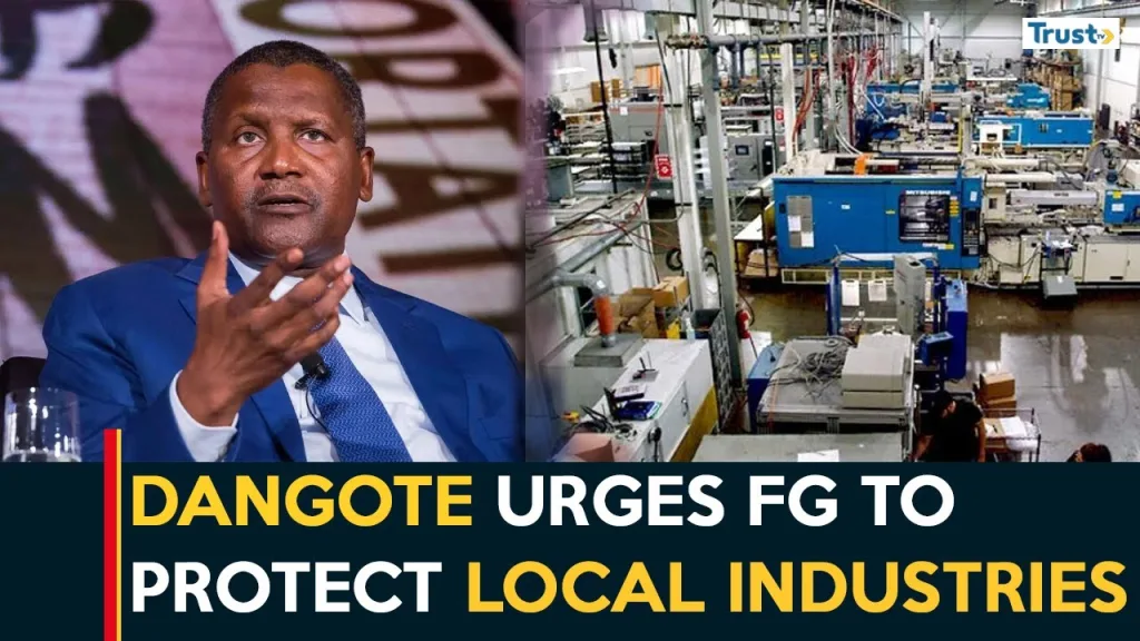Dangote urges FG to protect local industries + how can local industries be safeguarded?