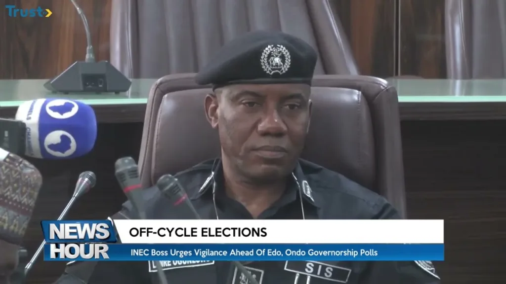 Off-Cycle Elections: INEC boss urges vigilance ahead of Edo and Ondo governorship polls