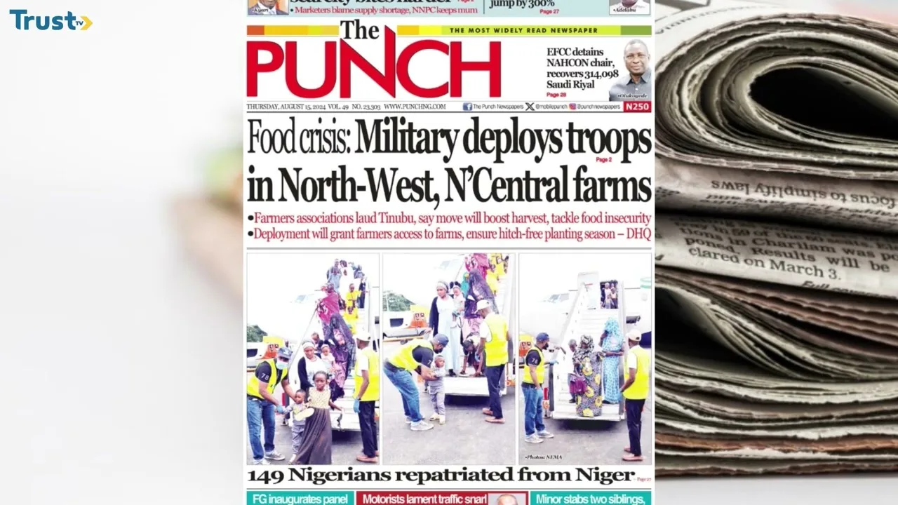Newspaper Review: Senator’s monthly pay hits N2 billion + more stories