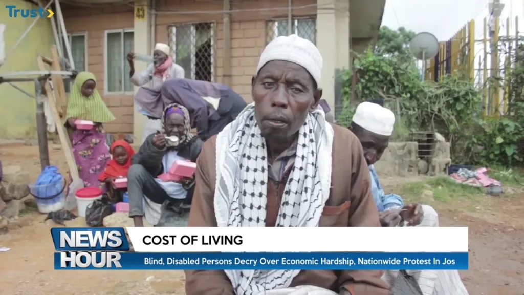 Cost Of Living: Blind, disabled persons decry over economic hardship and nationwide protest in Jos