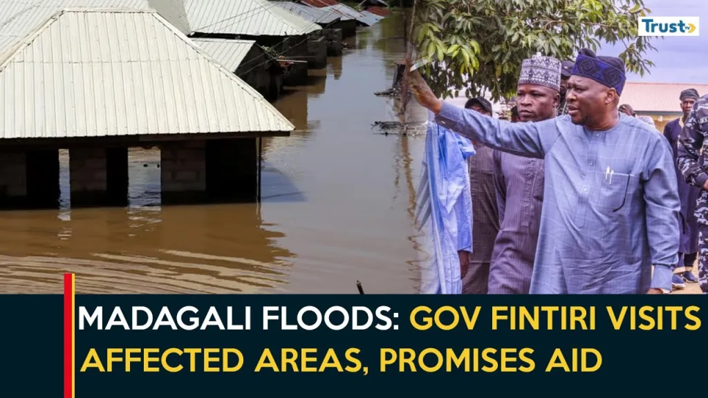 Madagali Floods: Governor Fintiri visits affected areas, promises aid