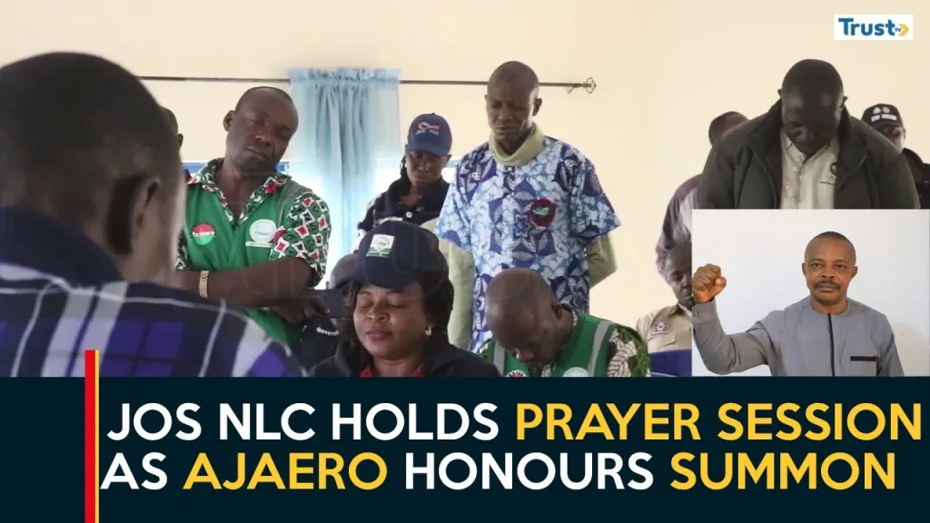 Alleged Terror Financing: Plateau NLC holds a prayer session at police chapel, as Ajaero honours summon