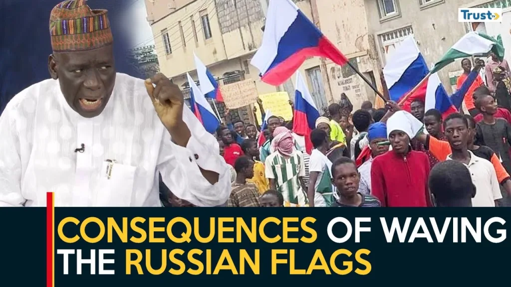 Hunger Protest: The consequences of waving Russian flags