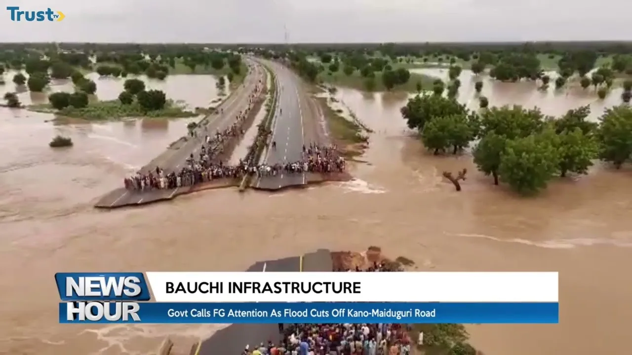 Bauchi Infrastructure: Govt calls FG attention as flood cuts off Kano-Maiduguri Road