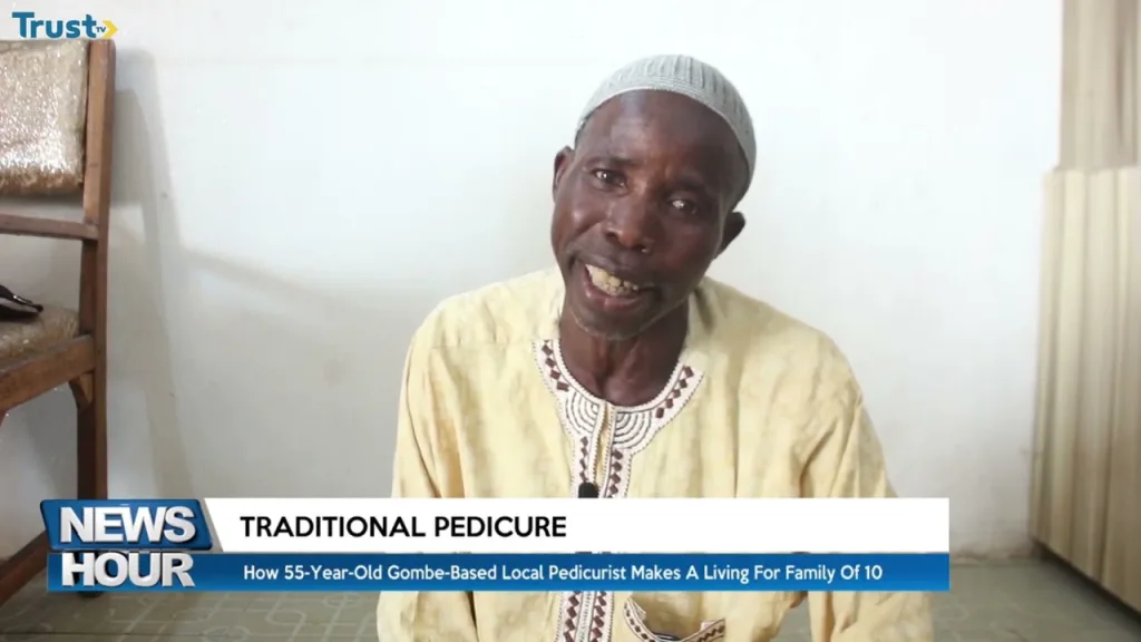 Traditional Pedicure: How 55-year-old Gombe-based local pedicurist makes a living for family of 10