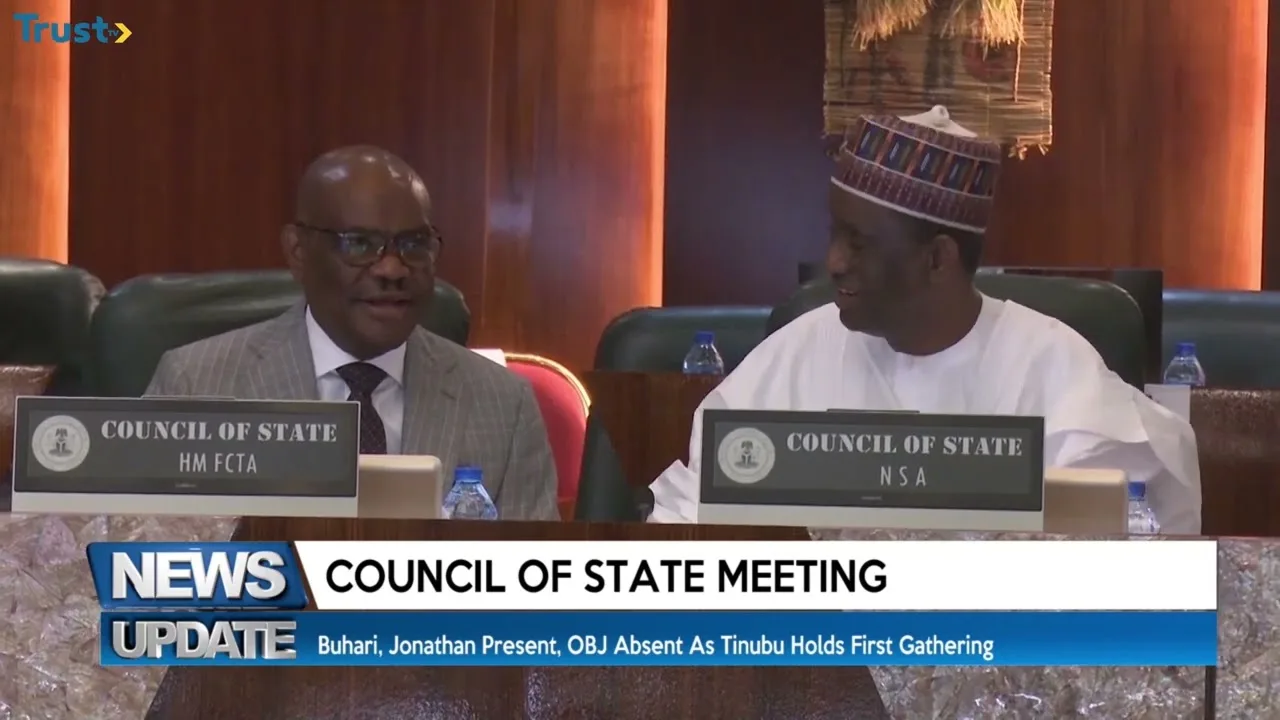 Tinubu holds first Council of State meeting