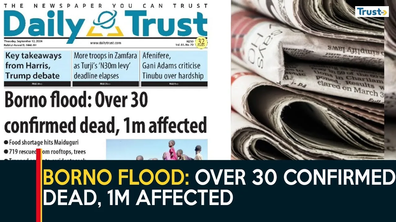 Borno Flood: Over 30 confirmed dead, 1m affected