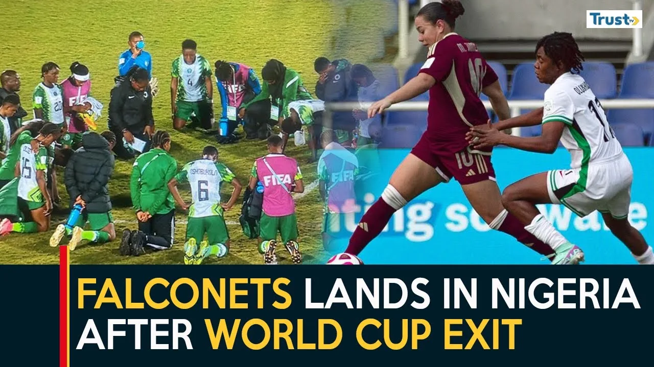 Falconets land in Nigeria after World Cup exit