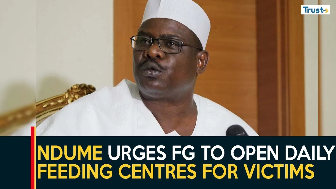 Ndume urges FG to open daily feeding centres for Borno flood victims
