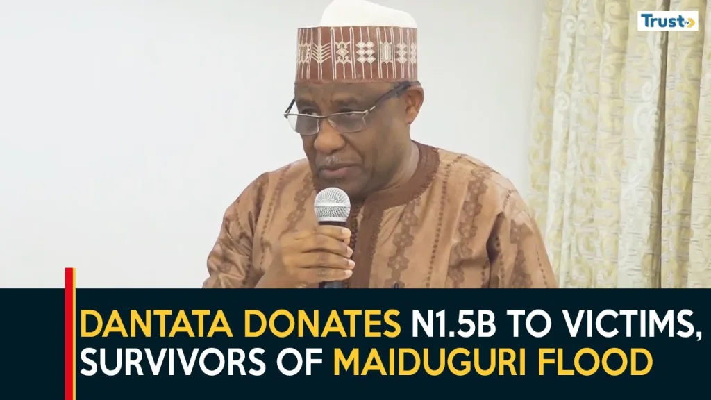 Dantata donates N1.5b to victims, survivors of Maiduguri flood